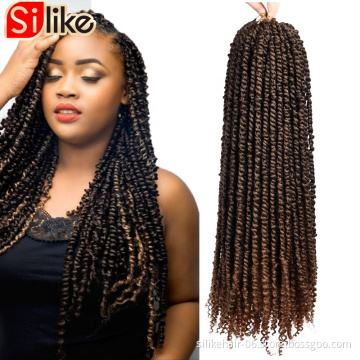 Passion Twist Hair 24" Long Bohemian For Passion Twist Crochet Braiding Hair Water Wave Synthetic Fiber Natural Hair Extension